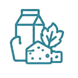 Calcium-rich diet icon